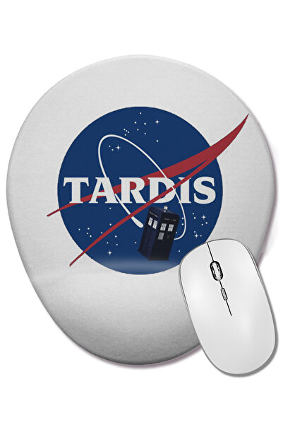 BASKI DÜNYASI Οβάλ ποντίκι με υποστήριξη καρπού Doctor Who Tardis Nasa