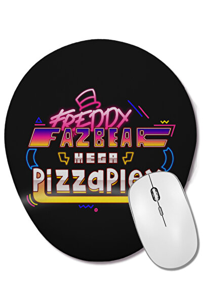 BASKI DÜNYASI Mouse Pad oval Freddy Fazbear's Mega Pizzaplex Five Nights At Freddys cu suport pentru încheietura mâinii