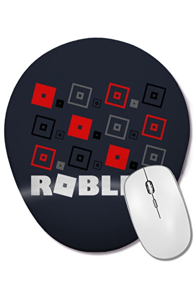 BASKI DÜNYASI Roblox Noob Nou mouse pad oval cu suport pentru încheietura mâinii