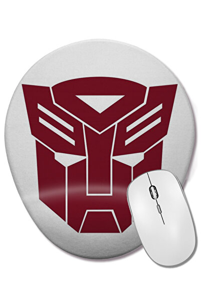 BASKI DÜNYASI Auto Bots Mouse Pad oval cu suport pentru încheietura mâinii