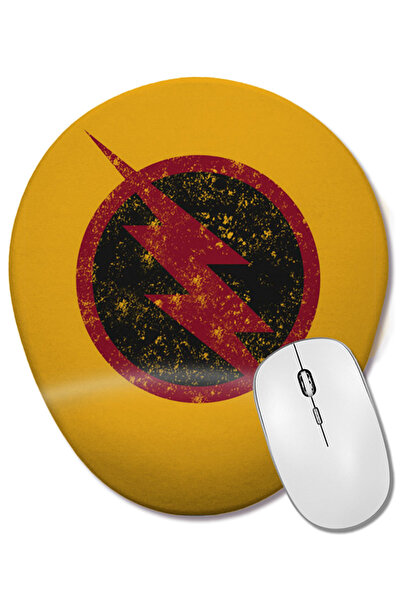 BASKI DÜNYASI Mouse Pad oval The Flash Lighting cu suport pentru încheietura ...