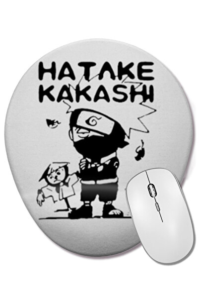 BASKI DÜNYASI Mouse Pad oval cu suport pentru încheietura mâinii Hatake Kakas...