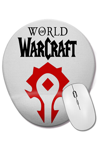 BASKI DÜNYASI World Of Warcraft Horde ovalna podloga za miša sa podrškom za z...