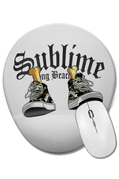 BASKI DÜNYASI Mouse Pad oval Sublime II cu suport pentru încheietura mâinii