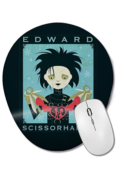 BASKI DÜNYASI Овална подложка за мишка с опора за китката Edward