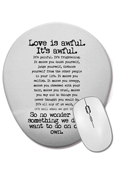 BASKI DÜNYASI Fleabag Love Quote Fleabag Wedding Speech Mouse Pad oval cu sup...