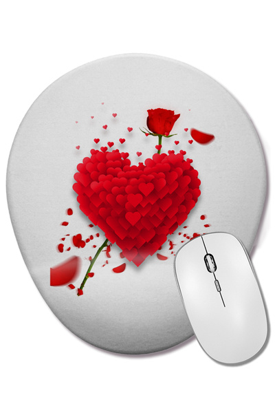 BASKI DÜNYASI Δώρο για την Ημέρα του Αγίου Βαλεντίνου 083 Οβάλ ποντίκι με υπο...