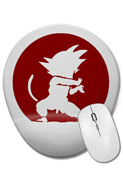 BASKI DÜNYASI Mouse Pad oval Dragon Ball Aduket cu suport pentru încheietura ...