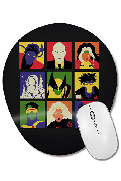 BASKI DÜNYASI X Men X Pop Οβάλ ποντίκι με υποστήριξη καρπού