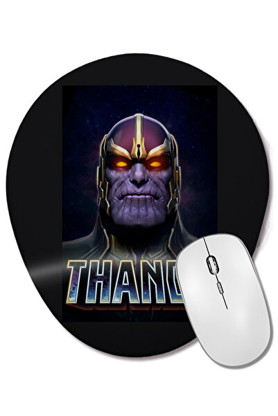 BASKI DÜNYASI Mouse Pad oval Thanos Marvel cu suport pentru încheietura mâinii