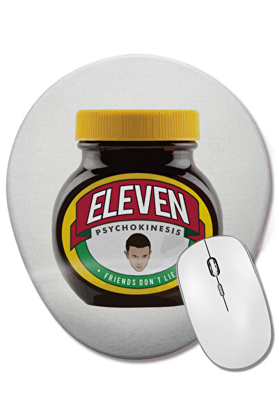 BASKI DÜNYASI Οβάλ ποντίκι ποντικοπολιτείας Stranger Things Eleven με στήριγμ...