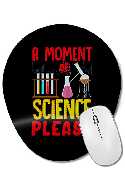 BASKI DÜNYASI Funny A Moment Of Science Please Chemistry Pun Mouse Pad oval c...