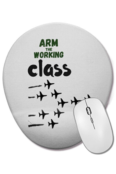 BASKI DÜNYASI Οπλίστε την Εργάτρια - Οβάλ ποντίκι με υποστήριξη καρπού, δώρο ...