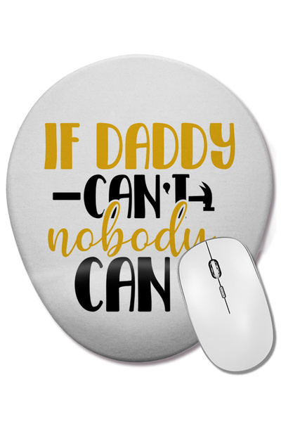 BASKI DÜNYASI Cadou pentru Ziua Tatălui 00112 Mouse Pad oval cu suport pentru...