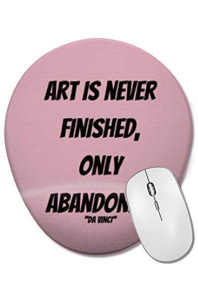 BASKI DÜNYASI Mouse Pad oval cu suport pentru încheietura mâinii Leonardo Da ...