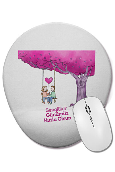 BASKI DÜNYASI Δώρο για την Ημέρα του Αγίου Βαλεντίνου 0263 Οβάλ ποντίκι με υπ...