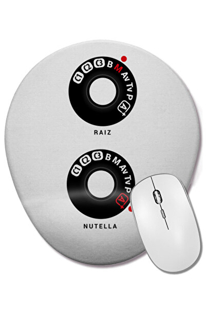 BASKI DÜNYASI Mouse Pad oval Fotografia Raiz cu suport pentru încheietura mâinii