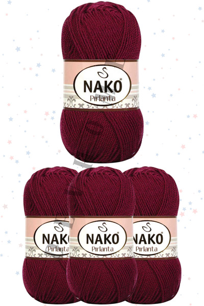 devhome Nako Pırlanta Ръчно плетена прежда Amigurumi прежда 4 броя смесени цв...