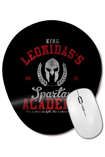 BASKI DÜNYASI King Leonidas Spartan Academy 300 Mouse Pad oval cu suport pent...