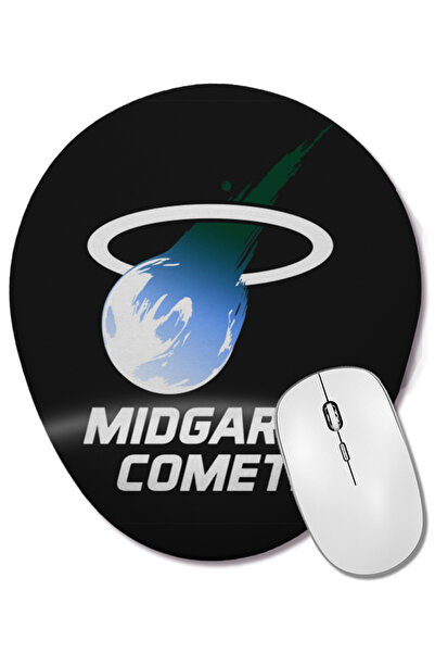 BASKI DÜNYASI Mouse Pad oval Final Fantasy Midgar Comets cu suport pentru înc...