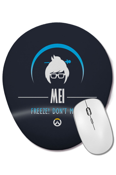 BASKI DÜNYASI Mouse Pad oval Mei Freeze Dont Move Overwatch cu suport pentru ...