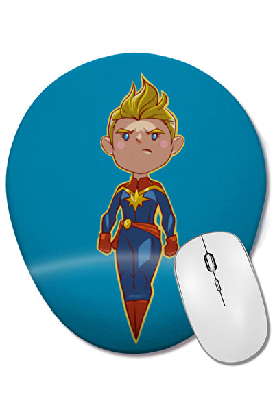 BASKI DÜNYASI Οβάλ ποντίκι με υποστήριξη καρπού Captain Marvel