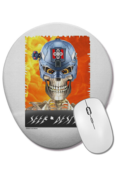 BASKI DÜNYASI Οβάλ ποντίκι με υποστήριξη καρπού Seek And Destroy