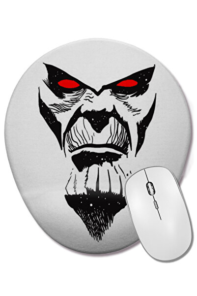 BASKI DÜNYASI Mouse Pad oval Thanos The Mad Titan cu suport pentru încheietur...