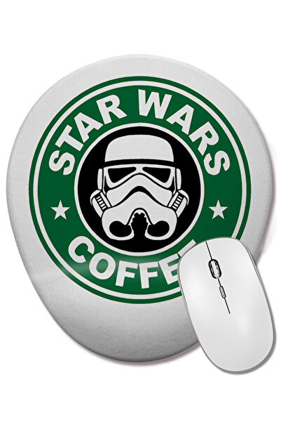 BASKI DÜNYASI Star Wars 2 Οβάλ ποντίκι με υποστήριξη καρπού