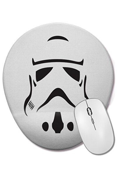 BASKI DÜNYASI Mouse Pad oval Trupper cu suport pentru încheietura mâinii