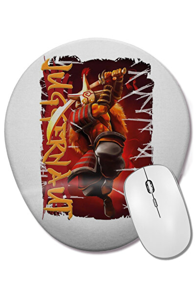 BASKI DÜNYASI Οβάλ ποντίκι με υποστήριξη καρπού JUGGUERNAUT Dota 2