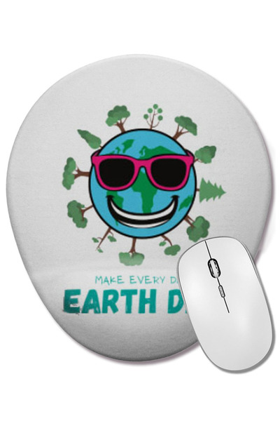 BASKI DÜNYASI Κάντε κάθε μέρα ημέρα της Γης 2021 Οβάλ ποντίκι με υποστήριξη κ...