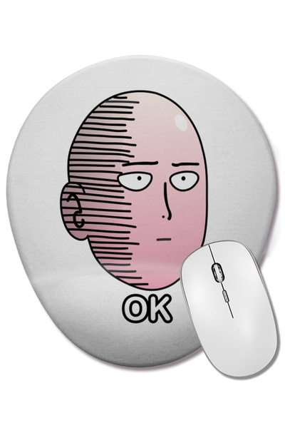 BASKI DÜNYASI Mouse Pad oval cu suport pentru încheietura mâinii Anime Manga ...