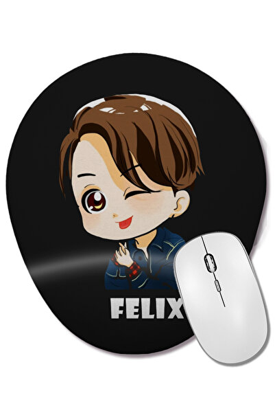 BASKI DÜNYASI Οβάλ ποντίκι ποντικοπολεμικής χρήσης Stray Kids Felix Chibi με ...