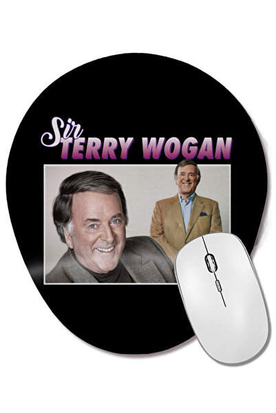 BASKI DÜNYASI Sir Terry Wogan Tribute Montage Mouse Pad oval cu suport pentru...