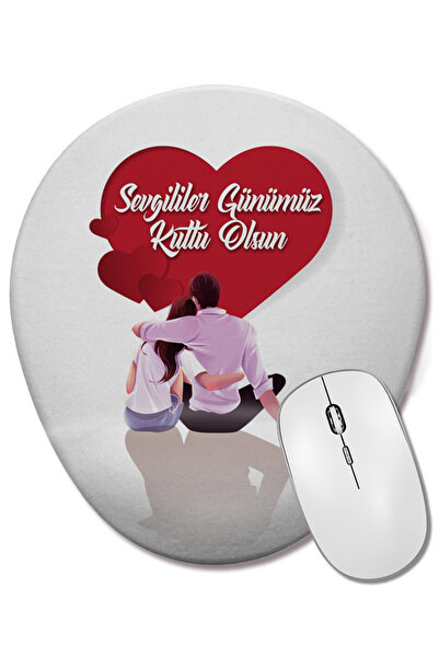 BASKI DÜNYASI Δώρο για την Ημέρα του Αγίου Βαλεντίνου 036 Οβάλ ποντίκι με υπο...