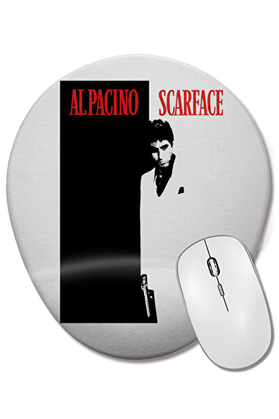 BASKI DÜNYASI Scarface The World is Yours Mouse Pad oval cu suport pentru înc...