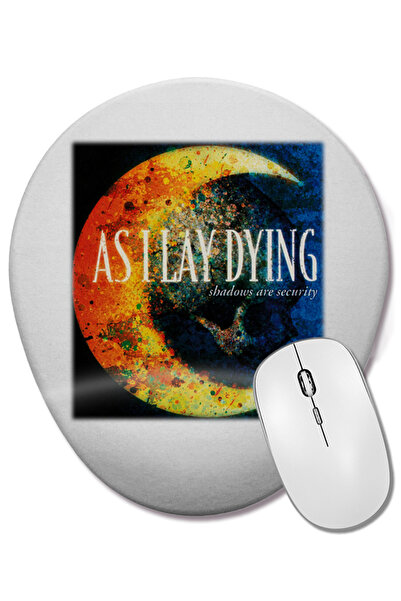 BASKI DÜNYASI Mouse Pad oval cu suport pentru încheietura mâinii, cu nuanțe d...