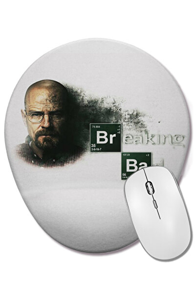 BASKI DÜNYASI Mouse Pad oval Heisenberg Walter White Breaking Bad cu suport p...