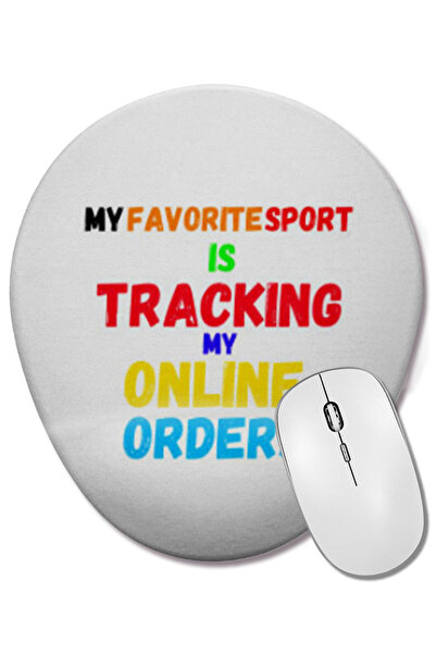 BASKI DÜNYASI Citat amuzant pentru obișnuiți cu cumpărături, mouse pad oval c...