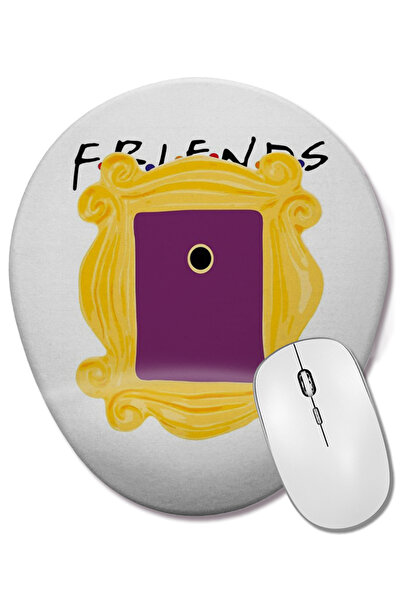 BASKI DÜNYASI Olho Magico Friends Serie TV Mouse Pad oval cu suport pentru în...