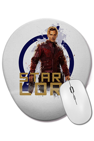 BASKI DÜNYASI Star Lord Οβάλ ποντίκι με οπίσθιο στήριγμα καρπού
