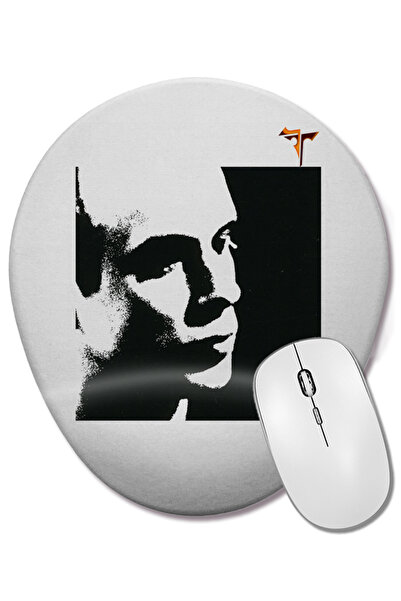 BASKI DÜNYASI Οβάλ ποντίκι με υποστήριξη για το πρόσωπο