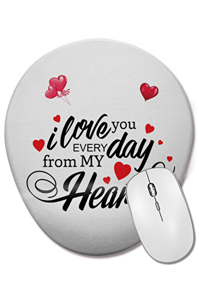 BASKI DÜNYASI Δώρο για την Ημέρα του Αγίου Βαλεντίνου 029 Οβάλ ποντίκι με υπο...