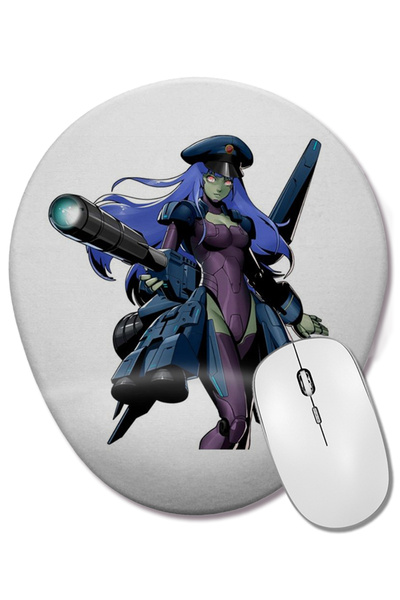 BASKI DÜNYASI Metal Slug 09 Mouse Pad oval cu suport pentru încheietura mâinii