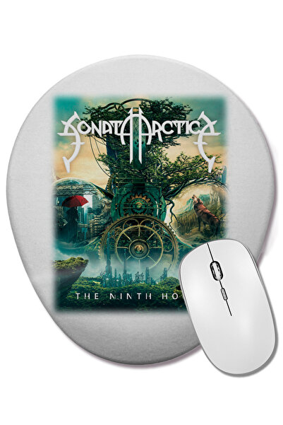 BASKI DÜNYASI Mouse Pad oval Sonata Artica The Ninth Hour cu suport pentru în...
