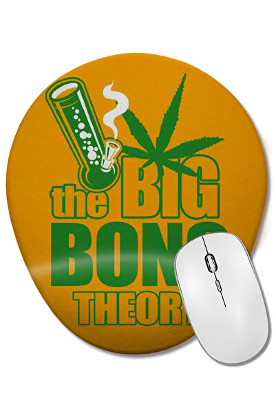 BASKI DÜNYASI Mouse Pad oval The Big Bong Theory cu suport pentru încheietura...