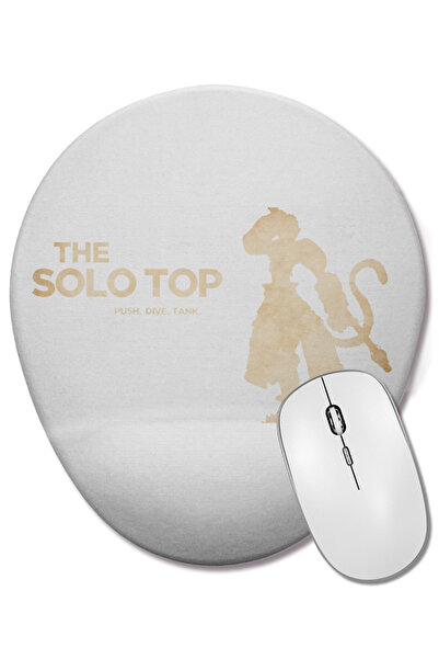 BASKI DÜNYASI Mouse Pad oval Solo Top Wukong cu suport pentru încheietura mâinii