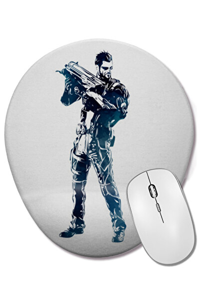 BASKI DÜNYASI Οβάλ ποντίκι με υποστήριξη καρπού για άνδρες