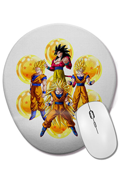 BASKI DÜNYASI Οβάλ ποντίκι με υποστήριξη καρπού Dragon Ball Goku